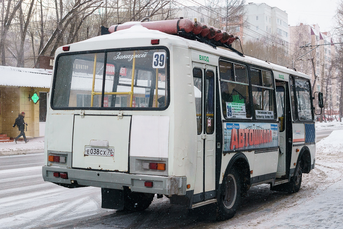 Томская область, ПАЗ-32054 № Е 038 СХ 70