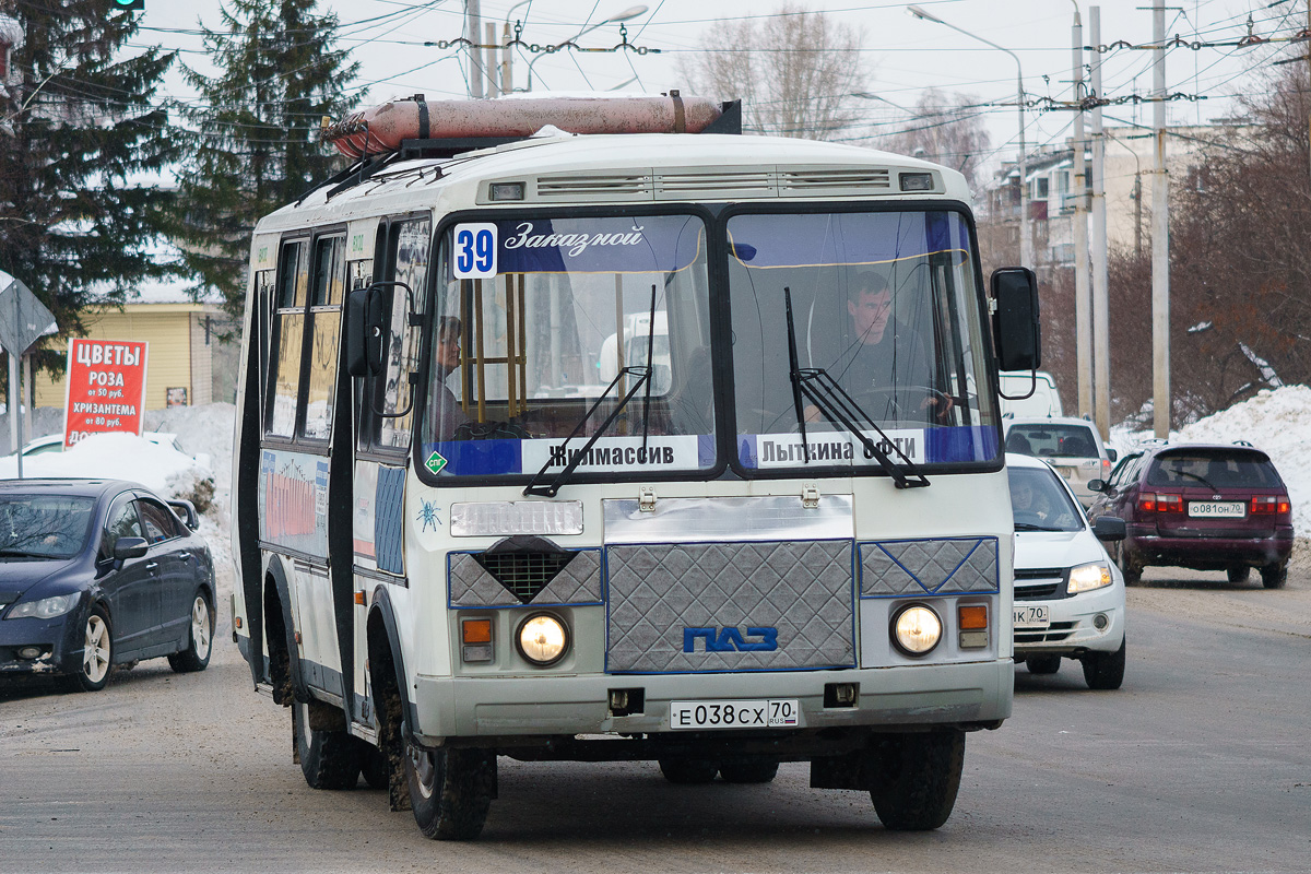 Томская область, ПАЗ-32054 № Е 038 СХ 70