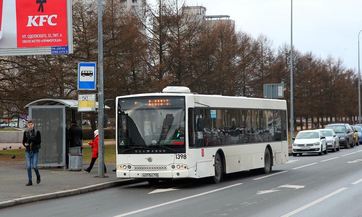 Санкт-Петербург, Волжанин-5270-20-06 "СитиРитм-12" № 1398