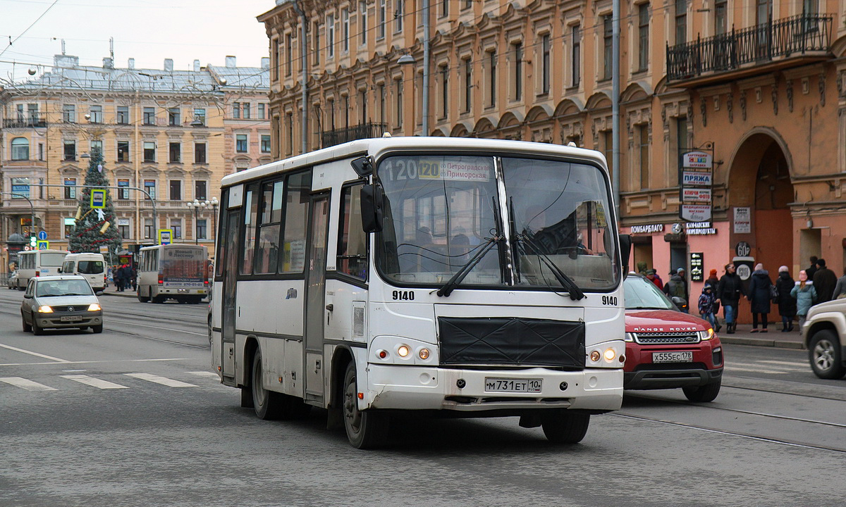 Санкт-Петербург, ПАЗ-320402-05 № 9140