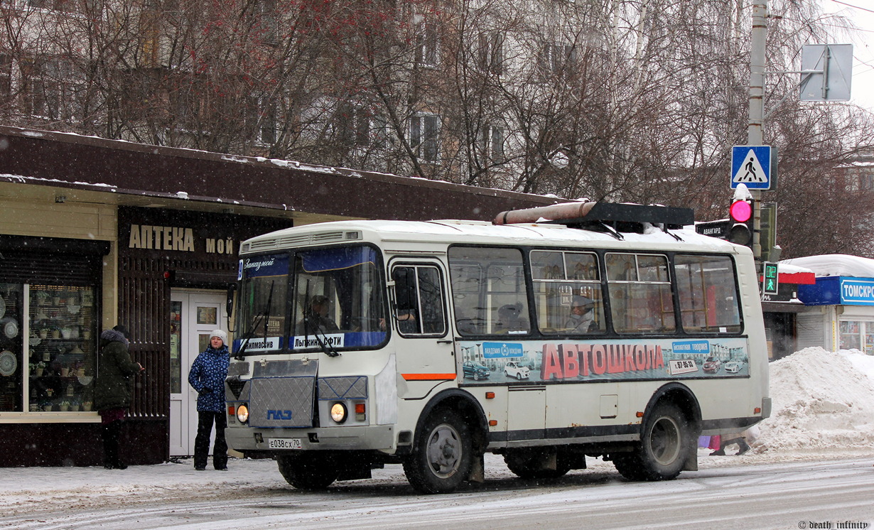 Томская область, ПАЗ-32054 № Е 038 СХ 70