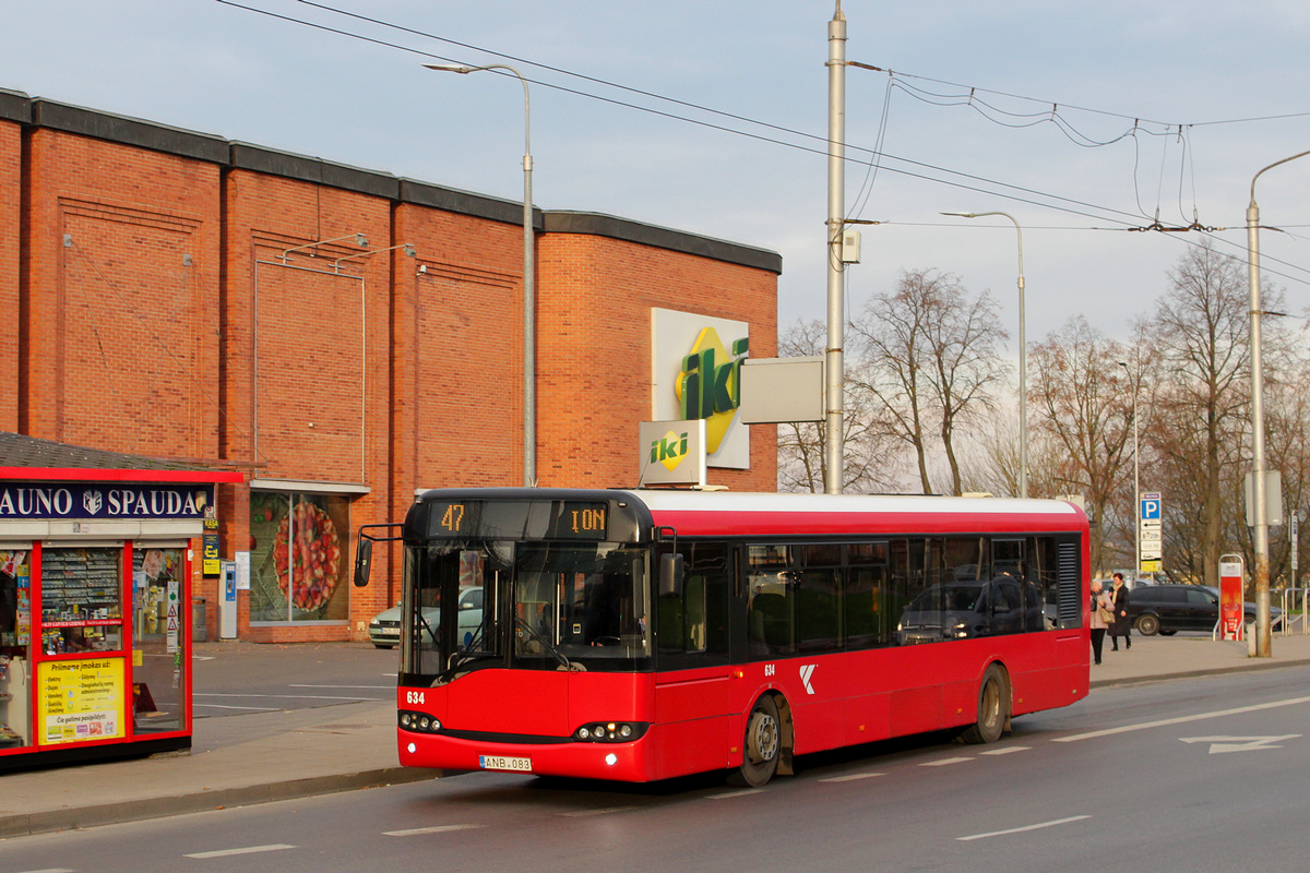 Lithuania, Solaris Urbino II 12 # 634