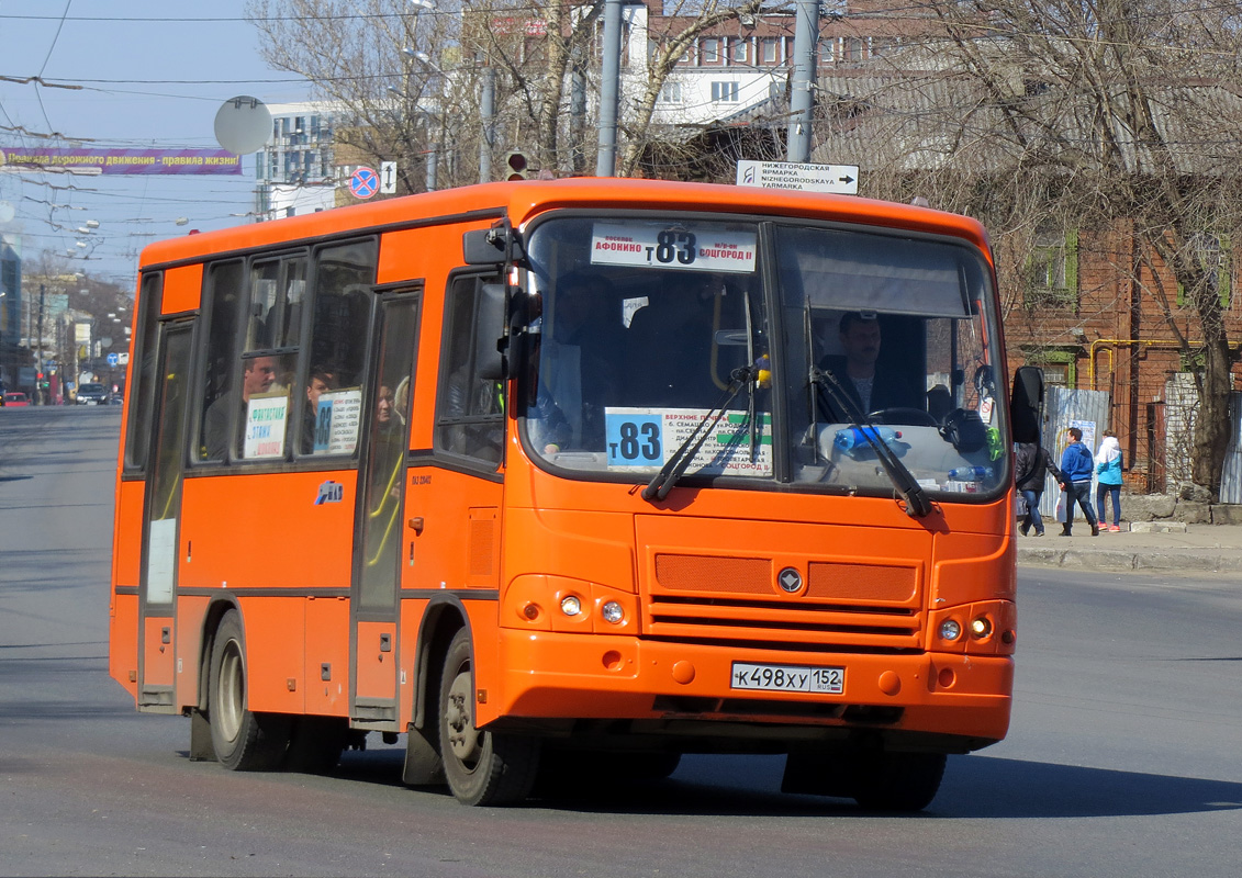 Нижегородская область, ПАЗ-320402-05 № К 498 ХУ 152