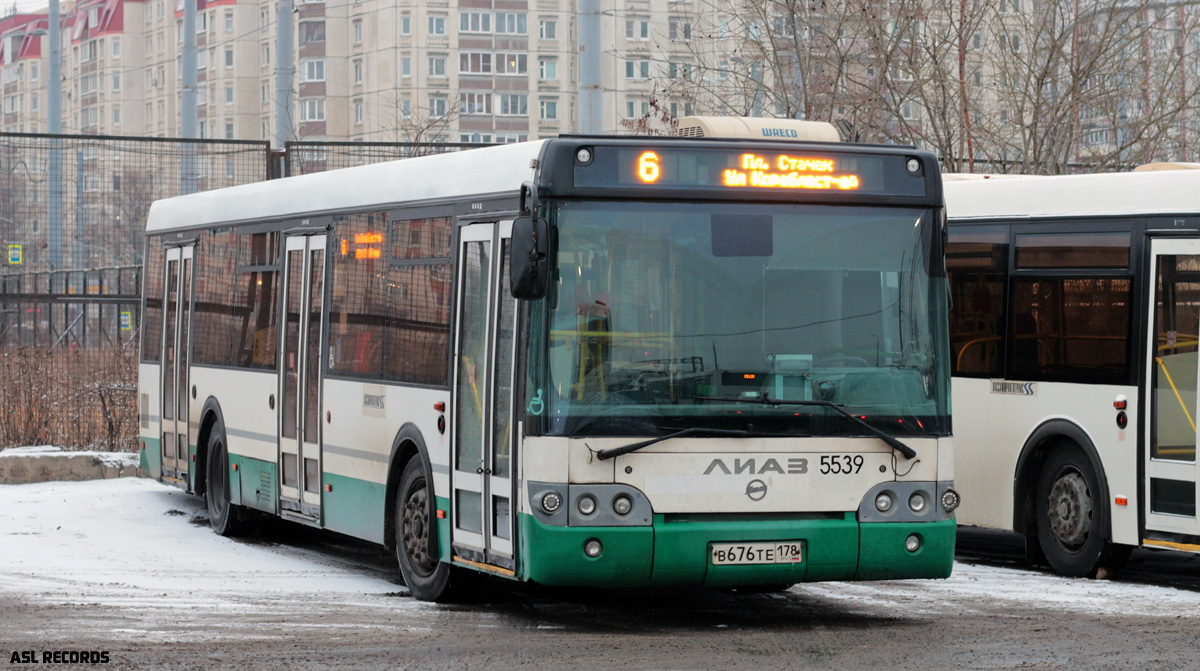 Санкт-Петербург, ЛиАЗ-5292.60 № 5539