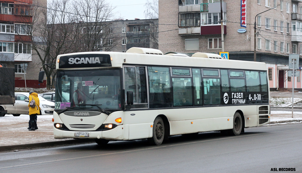 Вологодская область, Scania OmniLink I (Скания-Питер) № Е 931 УР 35