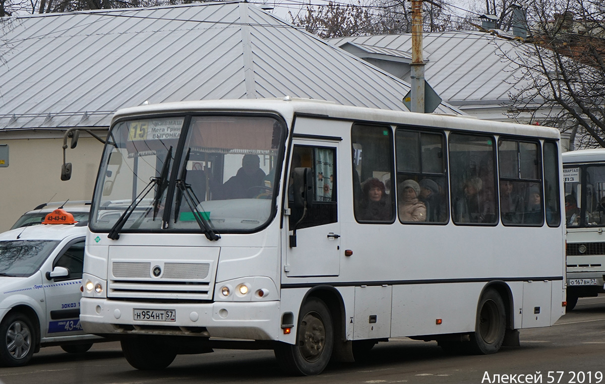 Орловская область, ПАЗ-320302-11 № Н 954 НТ 57