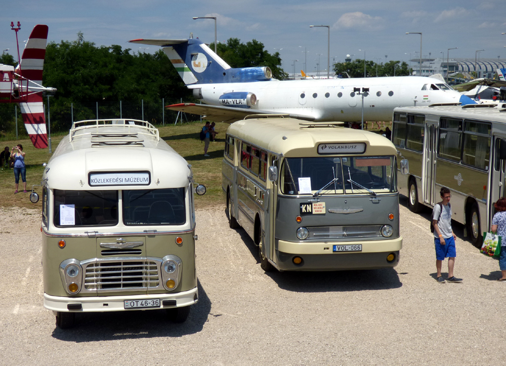 Hungary, Ikarus 311.24 # OT 46-36; Hungary, Ikarus  66.62 # VOL-066; Hungary — I. Ikarus Találkozó, Aeropark (2019)