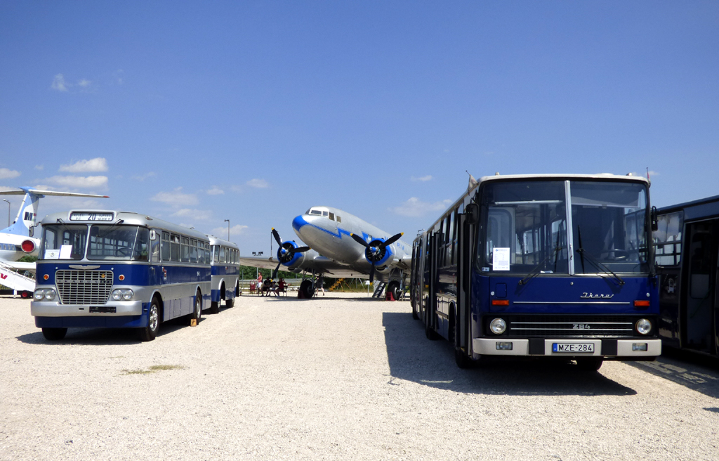 Венгрия, Ikarus 620 № 91-01; Венгрия, Ikarus 284.00 № MZE-284; Венгрия — I. Ikarus Találkozó, Aeropark (2019)