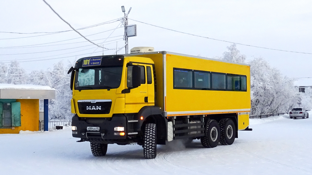 Ненецкий АО, Вахтовые автобусы № А 884 АО 83 — Фото — Автобусный транспорт