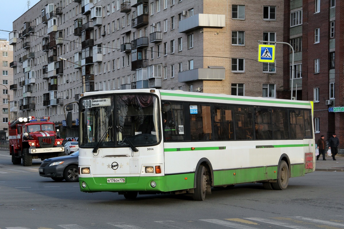 Санкт-Петербург, ЛиАЗ-5293.60 № 3664