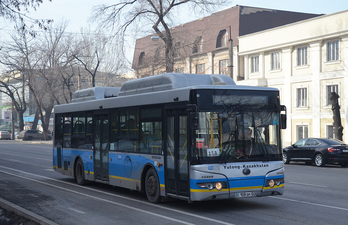 Алматы, Yutong ZK6118HGA № 504