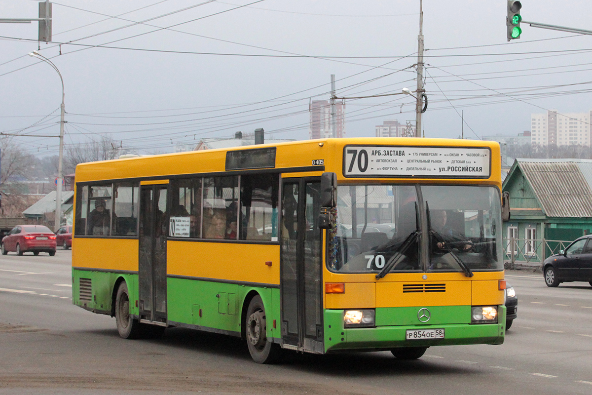 Пензенская область, Mercedes-Benz O405 № Р 854 ОЕ 58