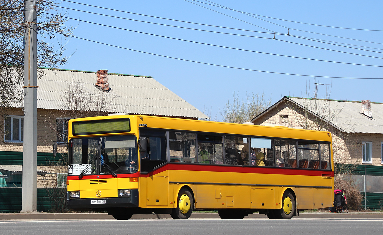 Пензенская область, Mercedes-Benz O405 № Р 817 ВУ 58