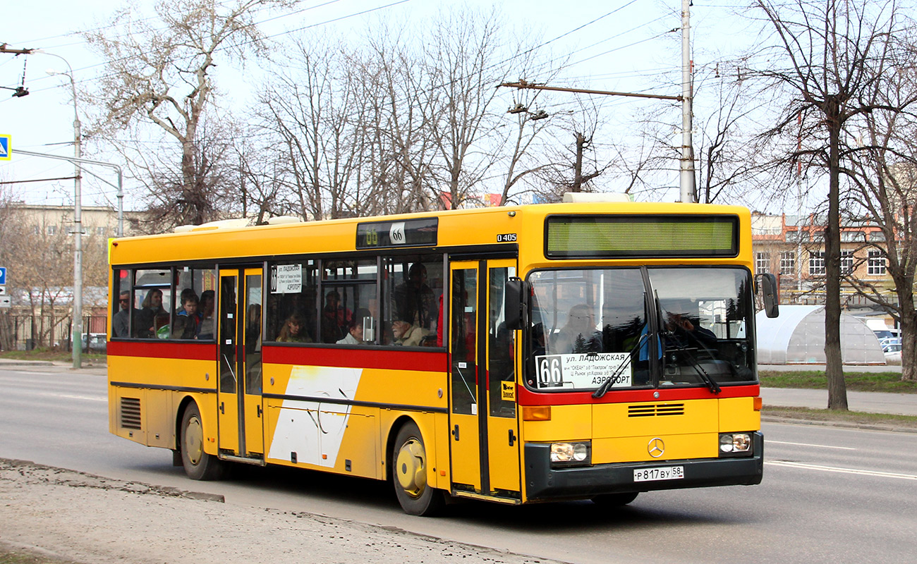 Пензенская область, Mercedes-Benz O405 № Р 817 ВУ 58