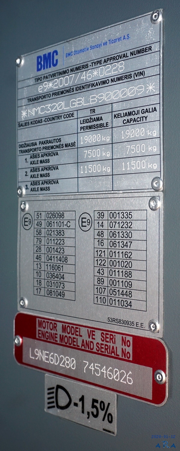 Литва, BMC Procity II 12LF CNG № 2230