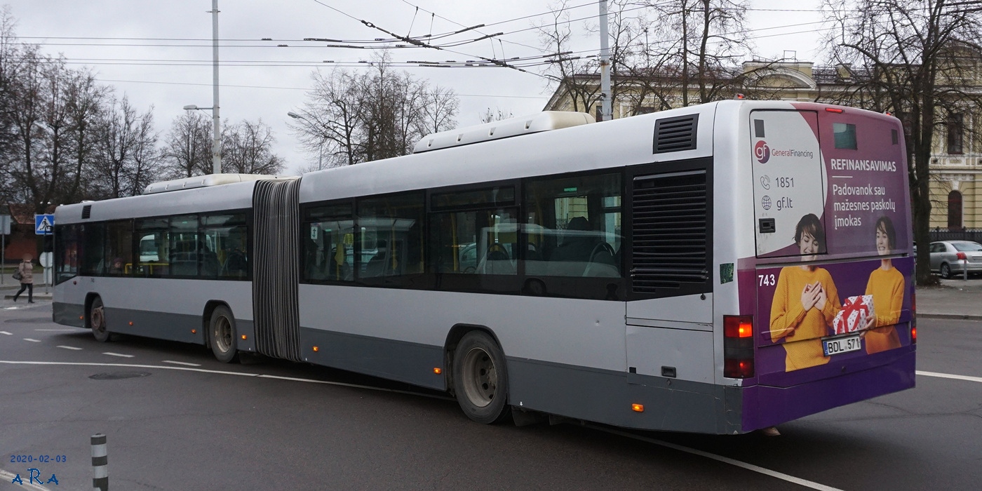 Литва, Volvo 7700A № 743