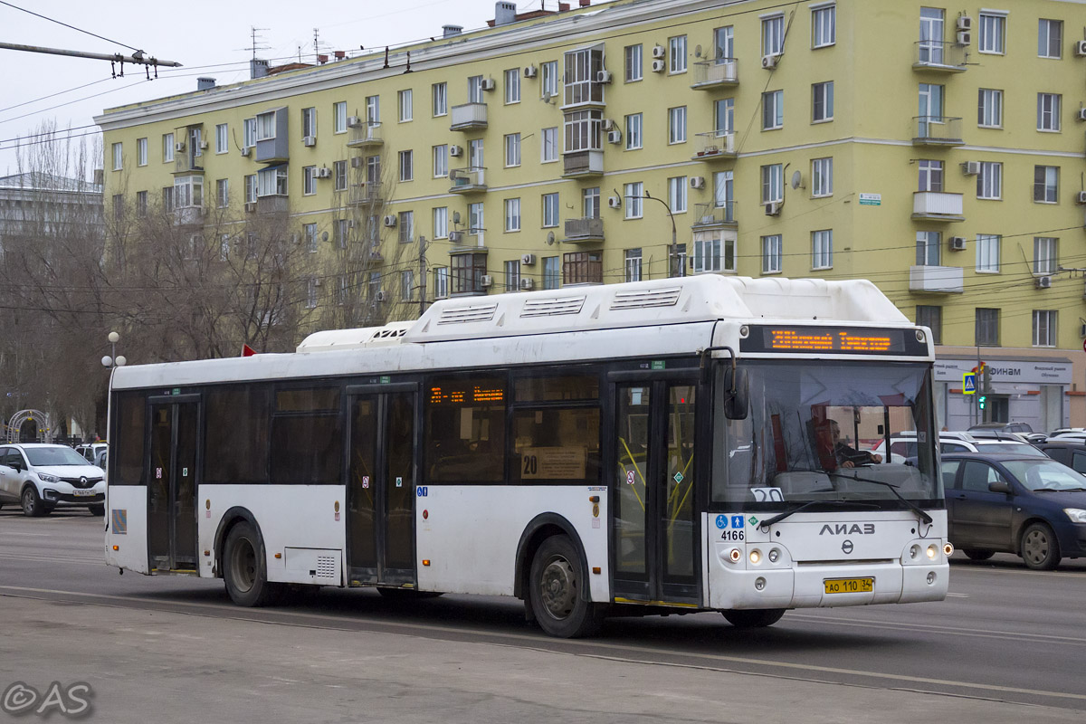 Волгоградская область, ЛиАЗ-5292.67 (CNG) № 4166