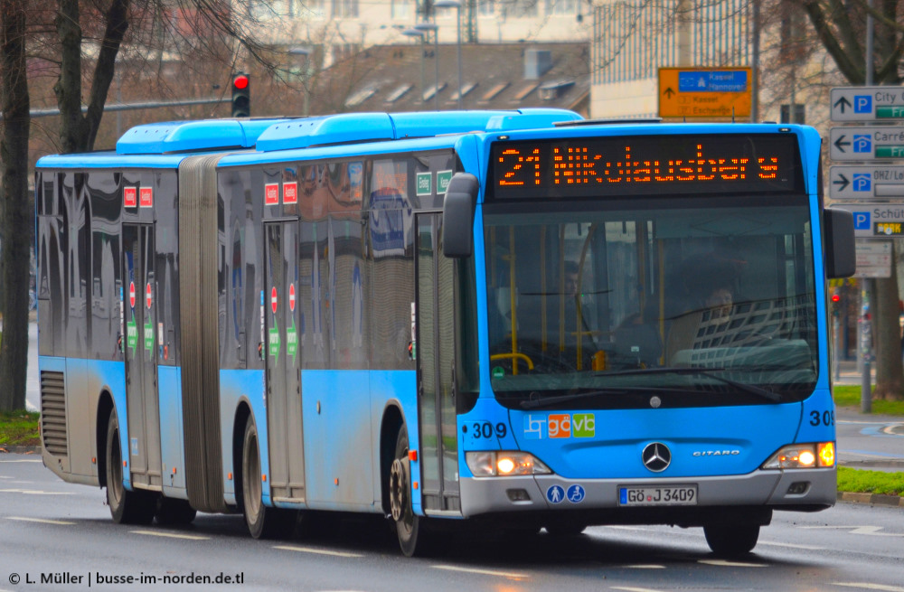 Нижняя Саксония, Mercedes-Benz O530G Citaro facelift G № 309