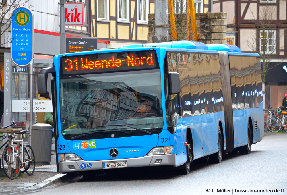 Lower Saxony, Mercedes-Benz Citaro C2 G Nr 327