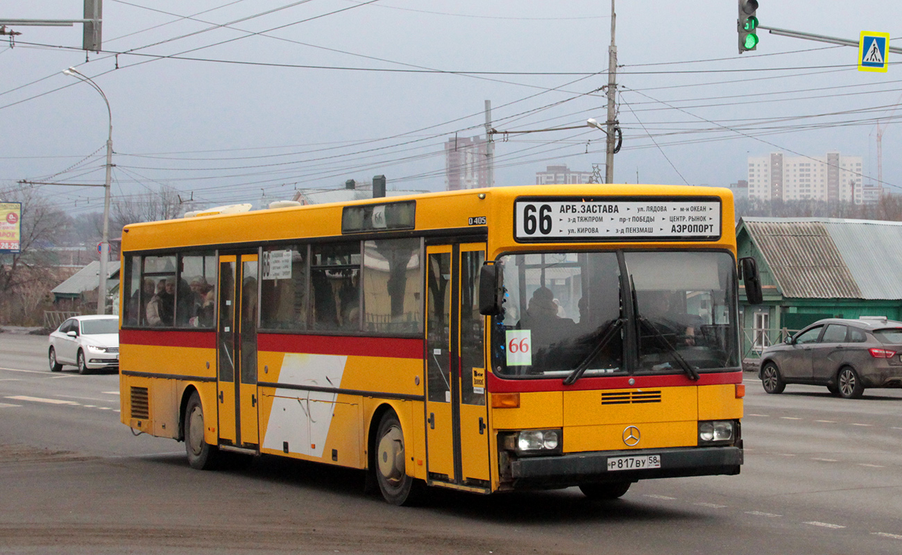 Пензенская область, Mercedes-Benz O405 № Р 817 ВУ 58