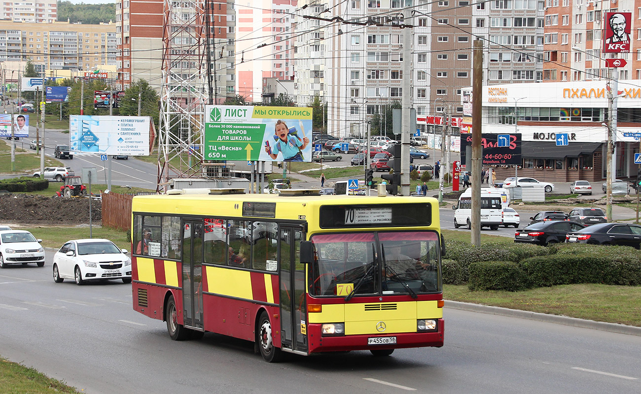 Пензенская область, Mercedes-Benz O405 № Р 455 ОВ 58