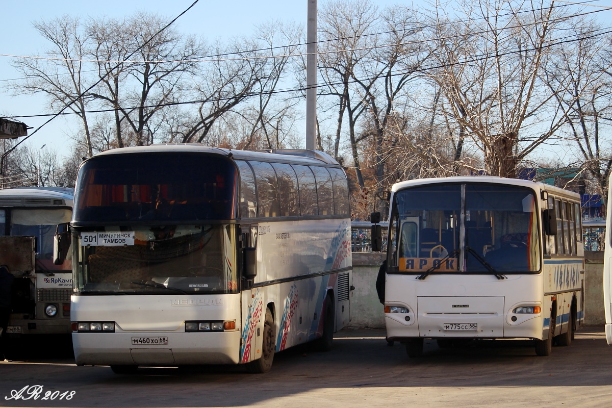 Неоплан Мичуринск. Автобус 501 Тамбов Мичуринск. Автобус Мичуринск Тамбов. М460хо68.