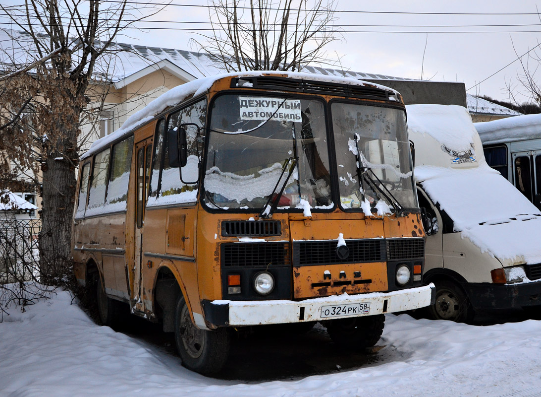 Пензенская область, ПАЗ-3206-110-60 № О 324 РК 58