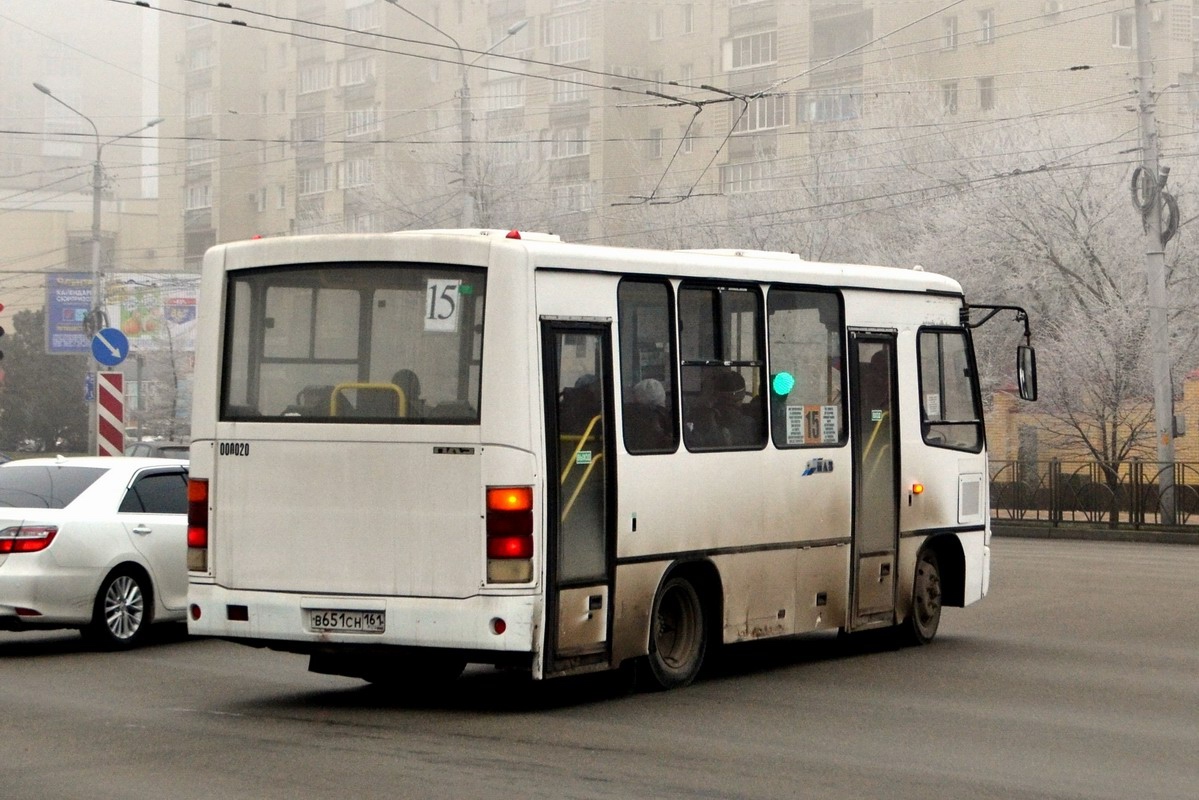 Ставропольский край, ПАЗ-320302-08 № В 651 СН 161