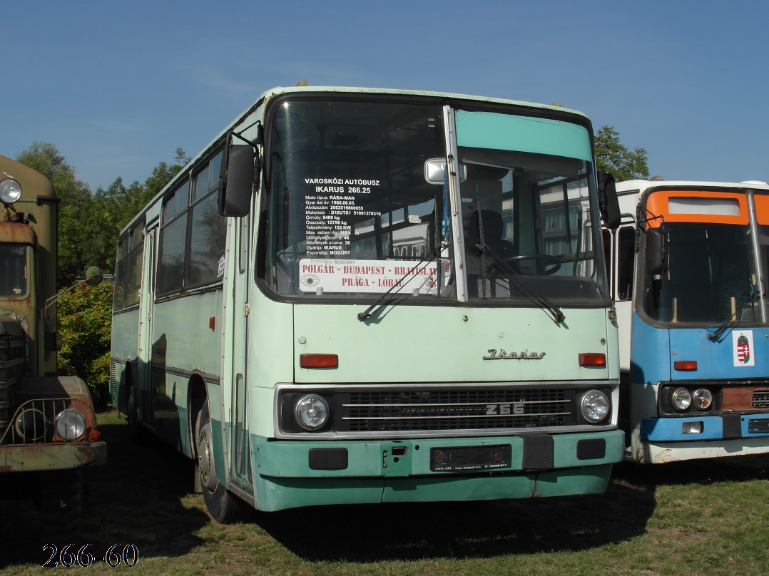 Венгрия, Ikarus 266.25 № P-02371 11; Венгрия — VIII. Nemzetközi Ikarus, Csepel és Veteránjármű Találkozó, Polgár (2015)