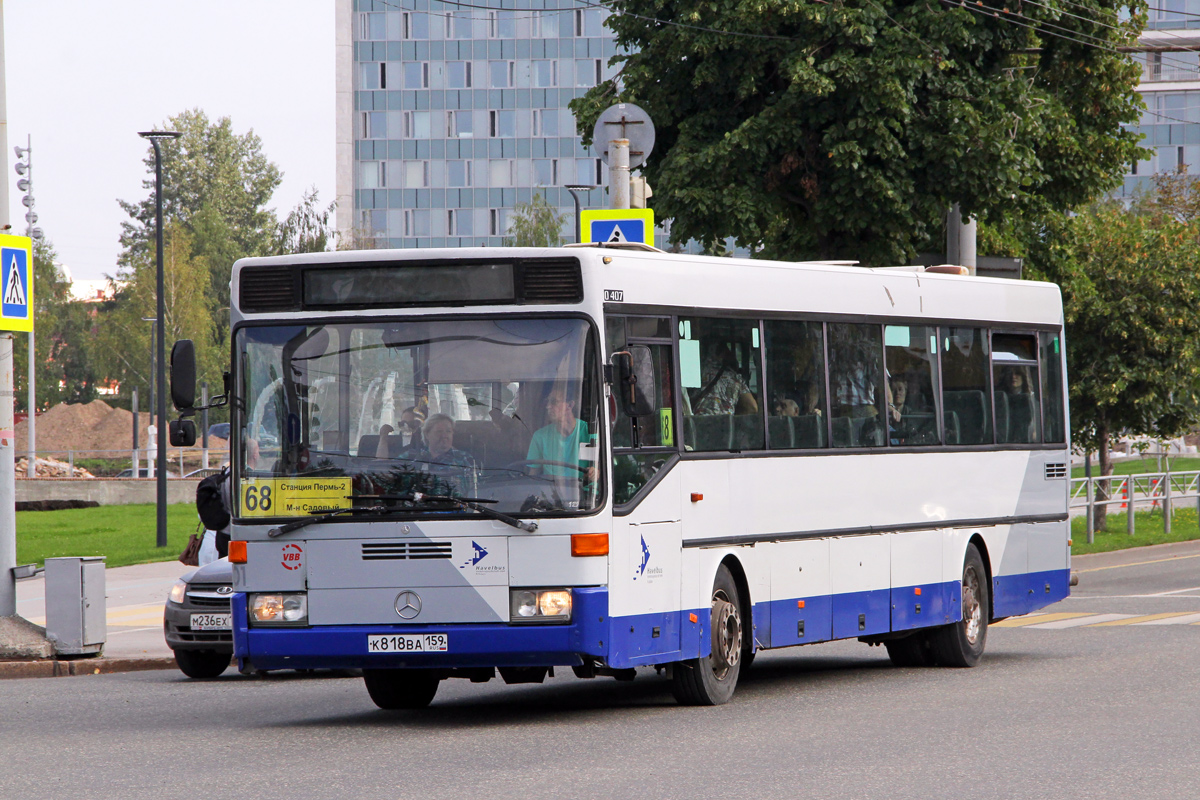 Perm region, Mercedes-Benz O407 # К 818 ВА 159