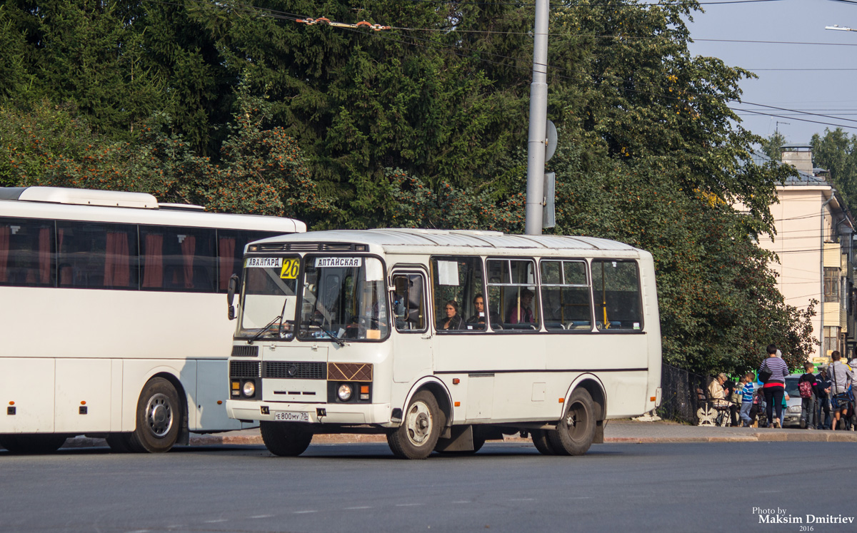 Томская область, ПАЗ-32054 № Е 800 МУ 70