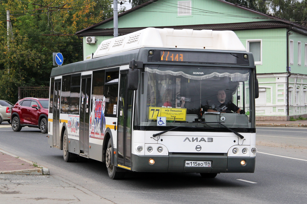 Perm region, LiAZ-5292.71 Nr. М 115 ВО 159