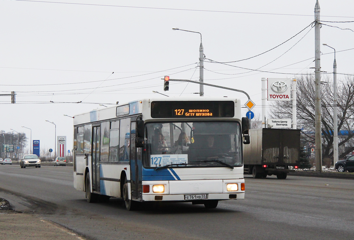 Белгородская область, MAN A10 NL202 № Е 761 МВ 33