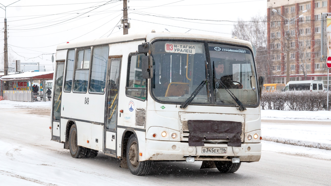 Свердловская область, ПАЗ-320302-08 № 849