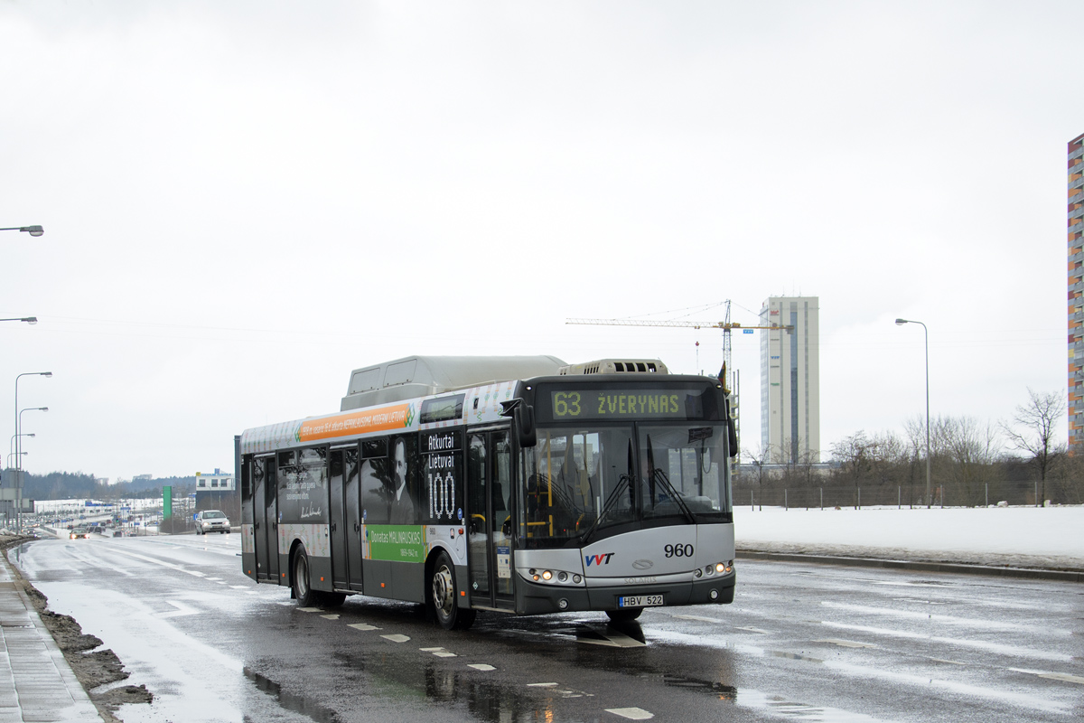 Литва, Solaris Urbino III 12 CNG № 960