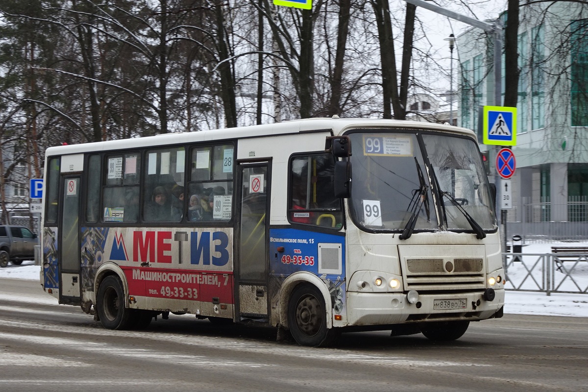 Ярославская область, ПАЗ-320412-04 № М 838 ВО 76