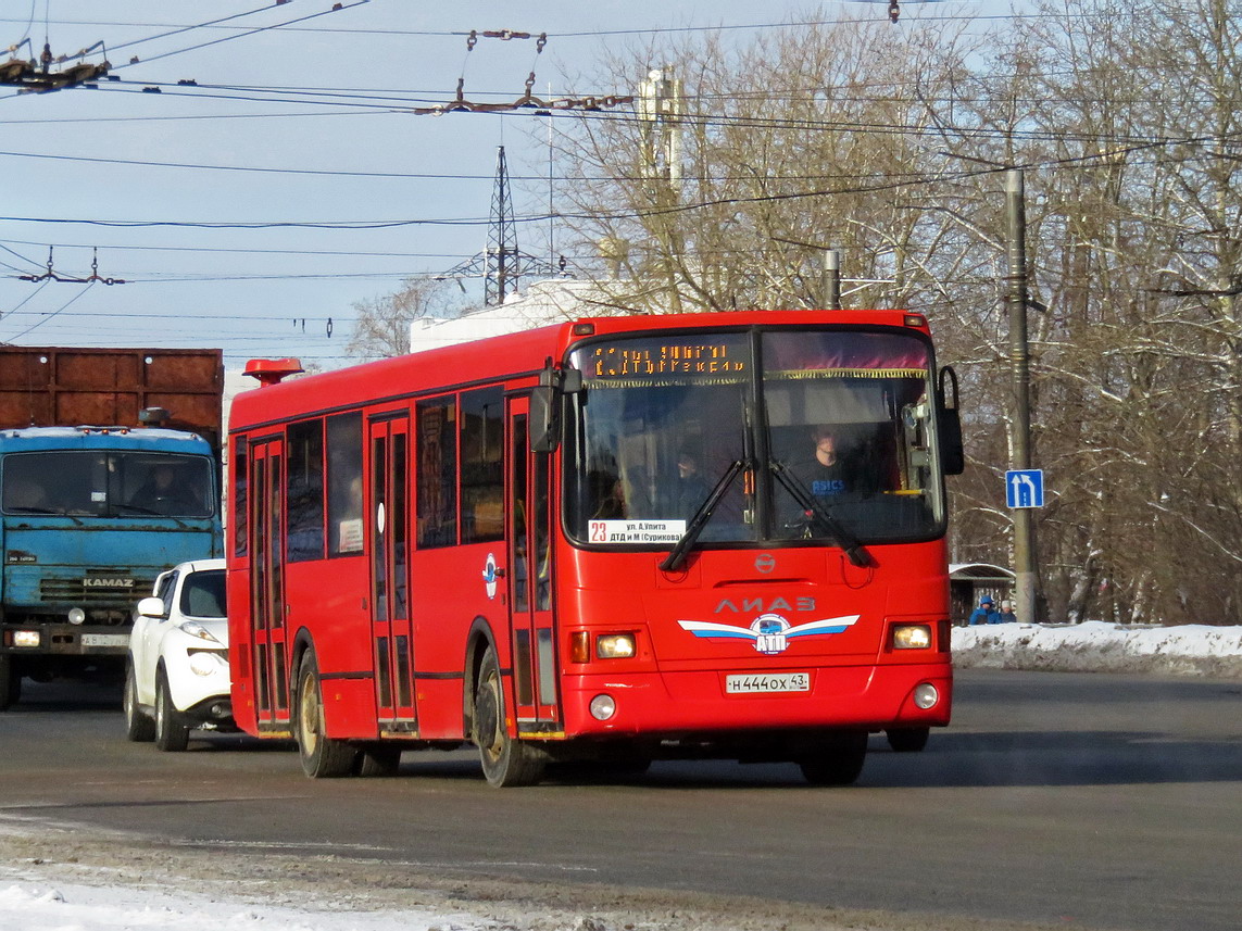 Kirov region, LiAZ-5293.54 № Н 444 ОХ 43