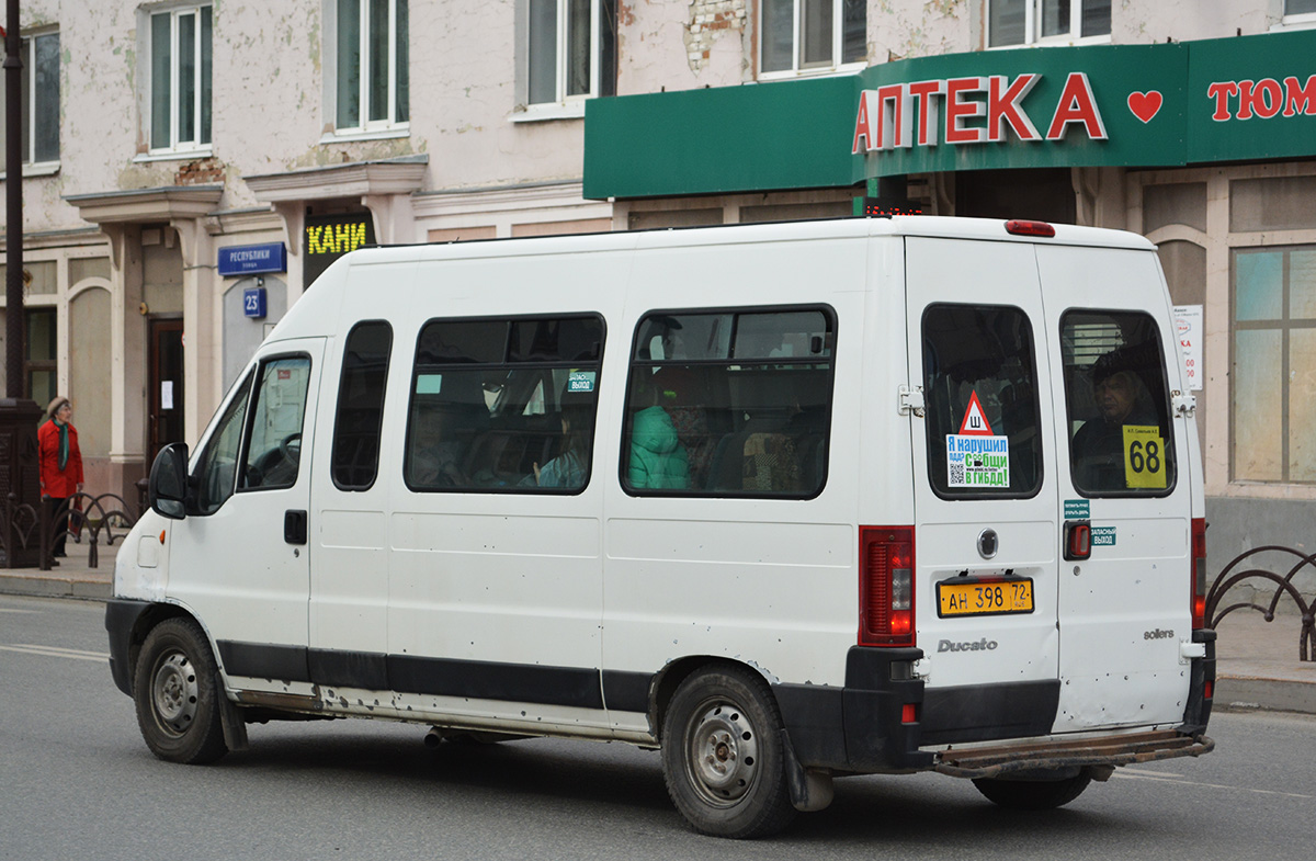 Тюменская область, FIAT Ducato 244 CSMMC, -RT № АН 398 72