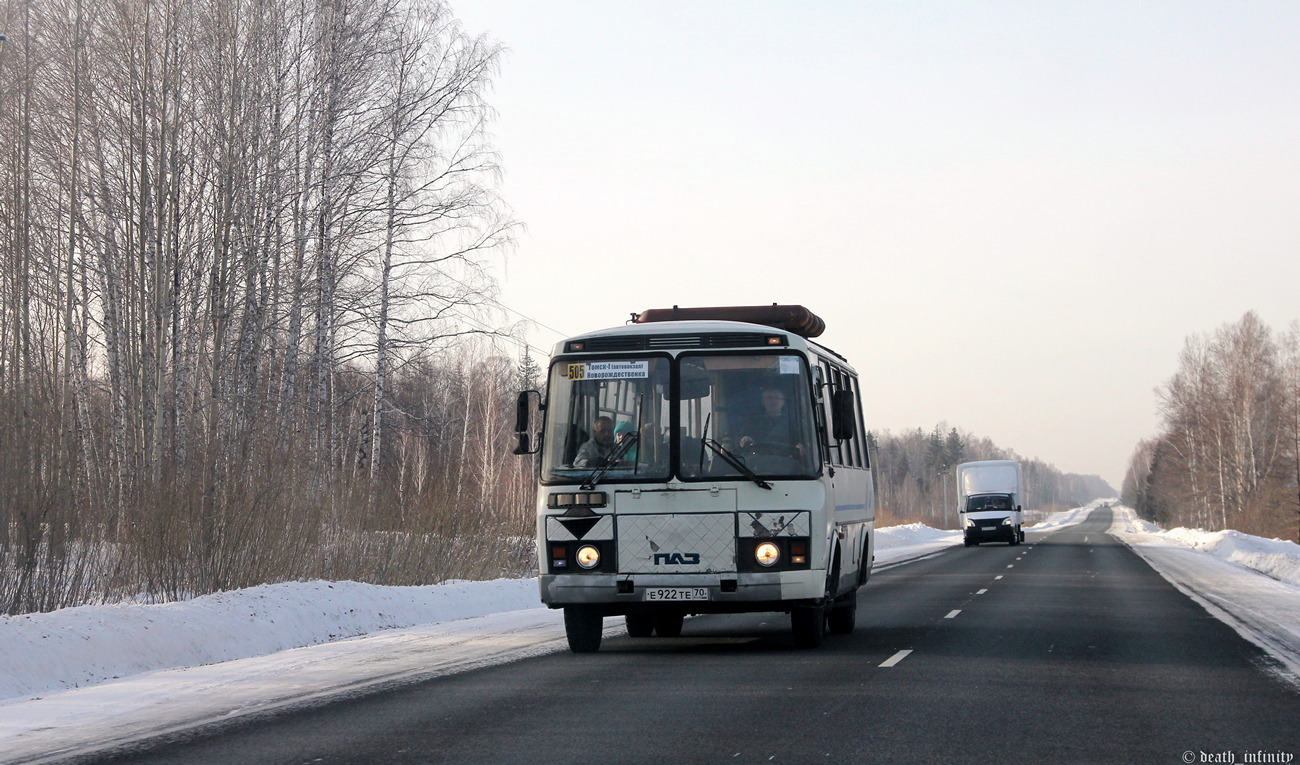 Томская область, ПАЗ-32053 № Е 922 ТЕ 70