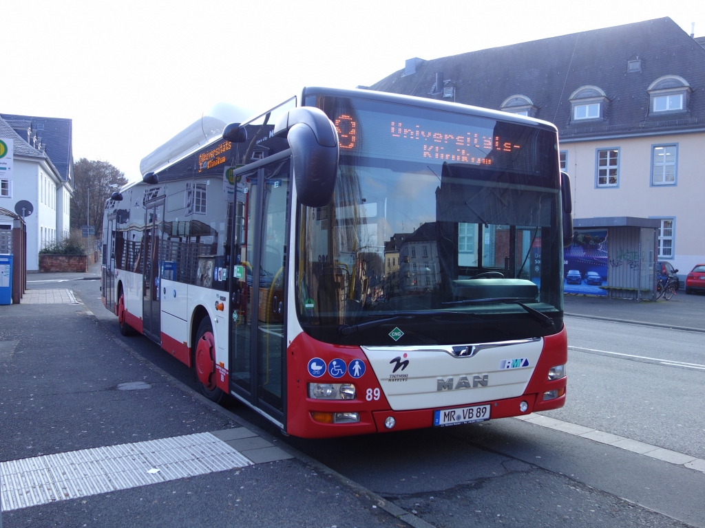 Гессен, MAN A21 Lion's City NL313 CNG № 89