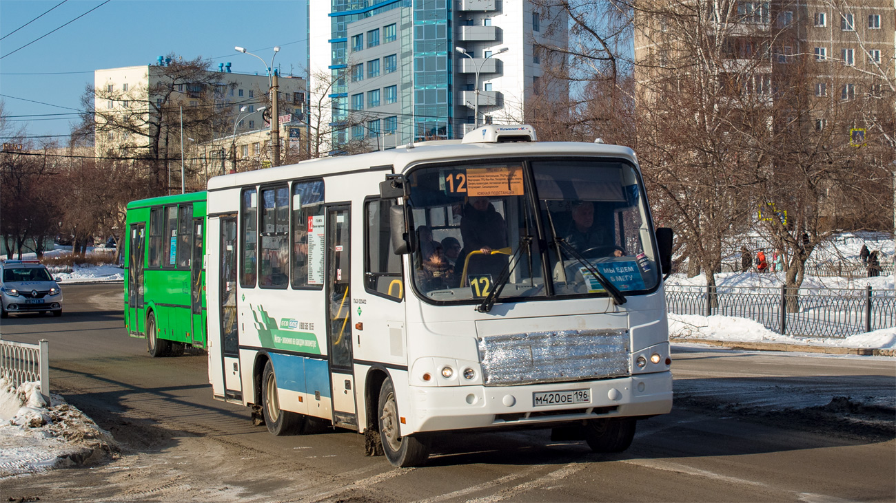 Sverdlovsk region, PAZ-320402-04 Nr. М 420 ОЕ 196