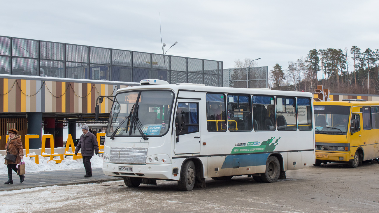 Свердловская область, ПАЗ-320402-04 № М 420 ОЕ 196