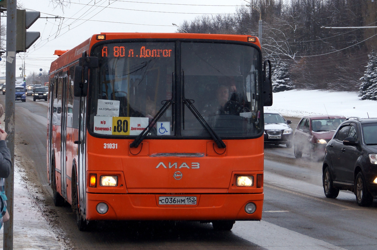 Нижегородская область, ЛиАЗ-5293.60 № 31031