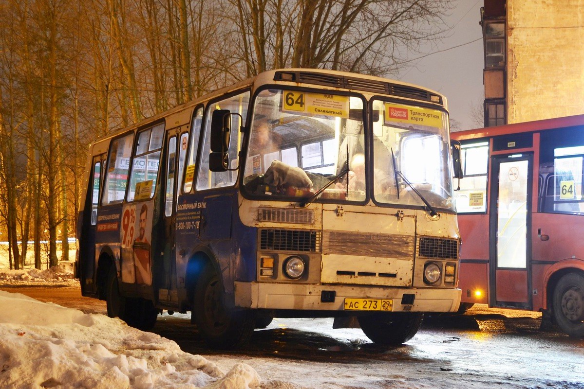 Архангельская область, ПАЗ-32054 № АС 273 29