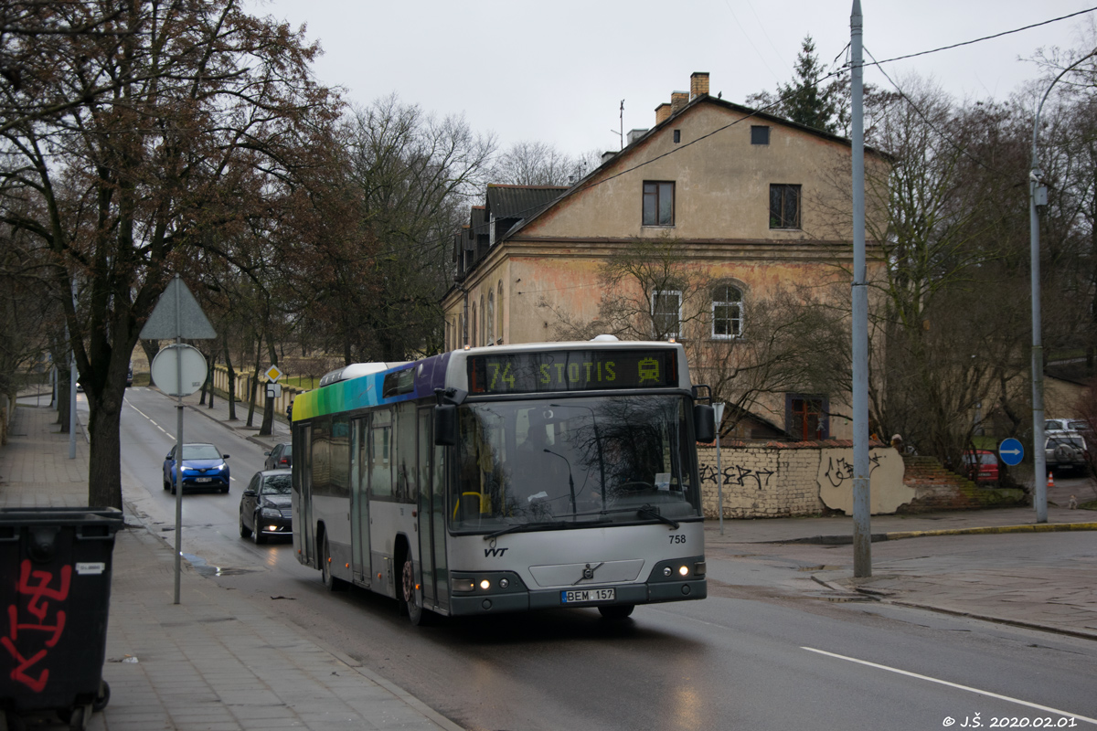 Литва, Volvo 7700 № 758