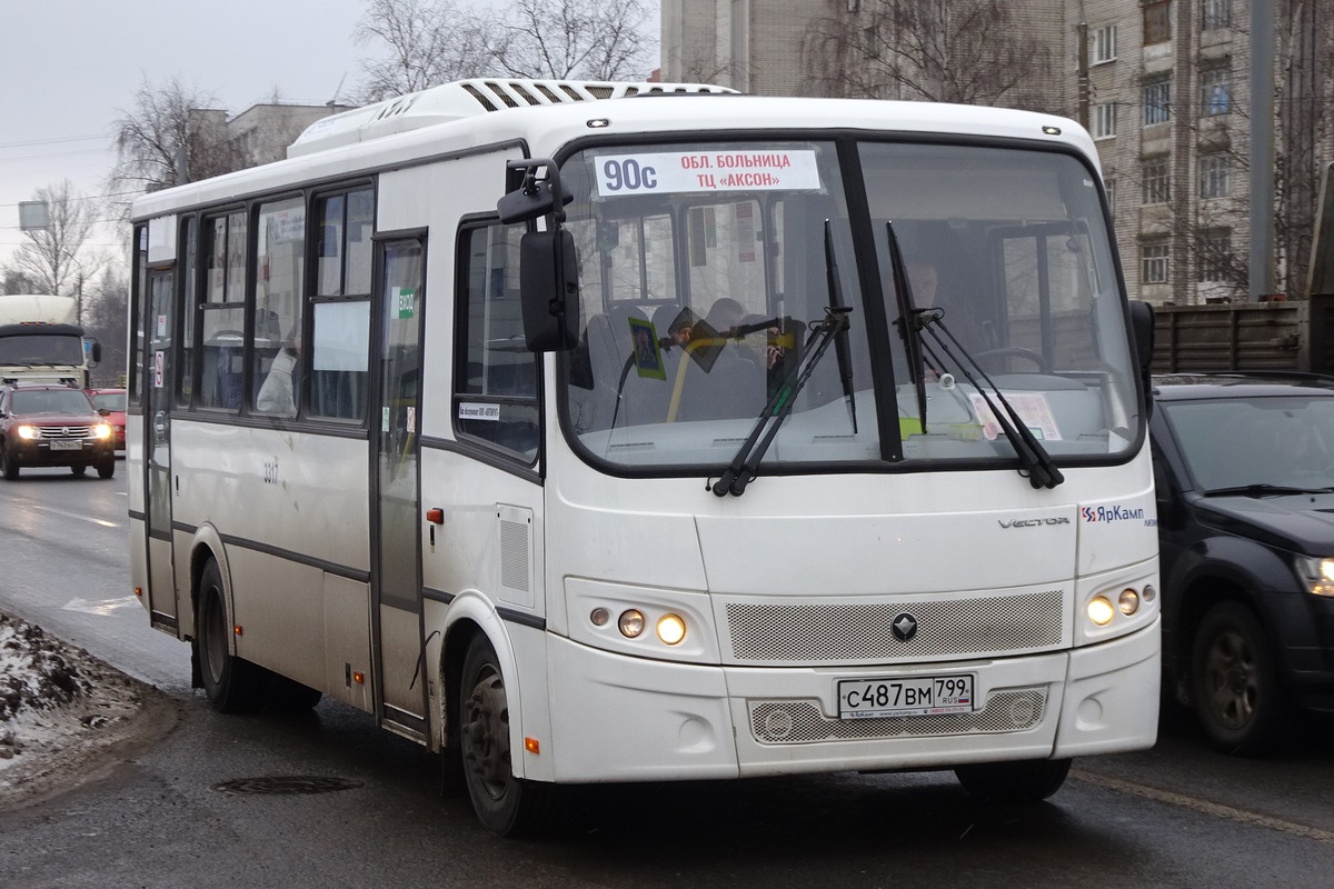 Ярославская область, ПАЗ-320412-04 "Вектор" № 3317