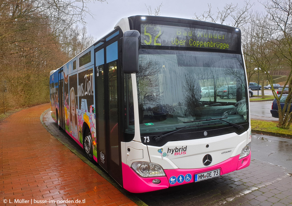 Нижняя Саксония, Mercedes-Benz Citaro C2 hybrid № 73