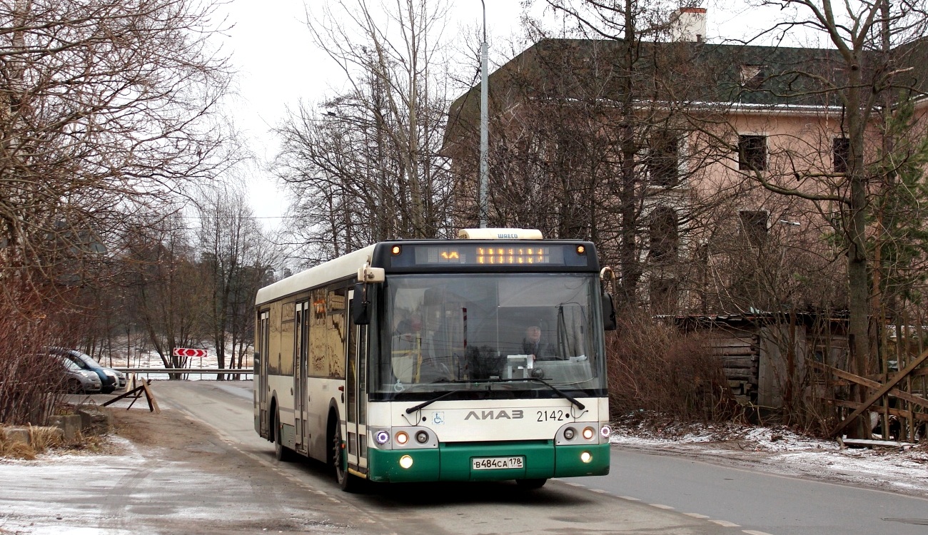 Санкт-Петербург, ЛиАЗ-5292.60 № 2142