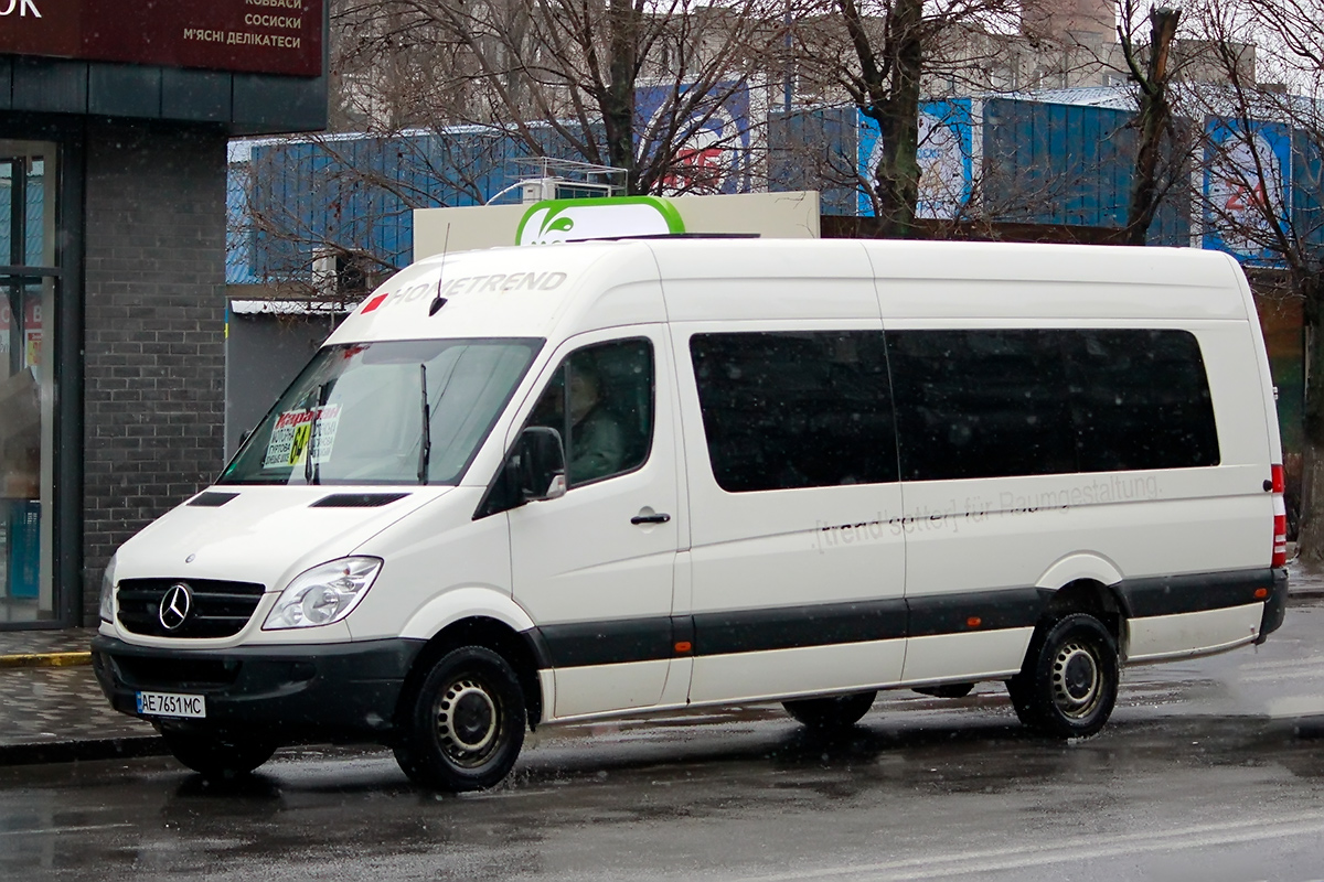 Днепропетровская область, Mercedes-Benz Sprinter W906 313CDI № AE 7651 MC