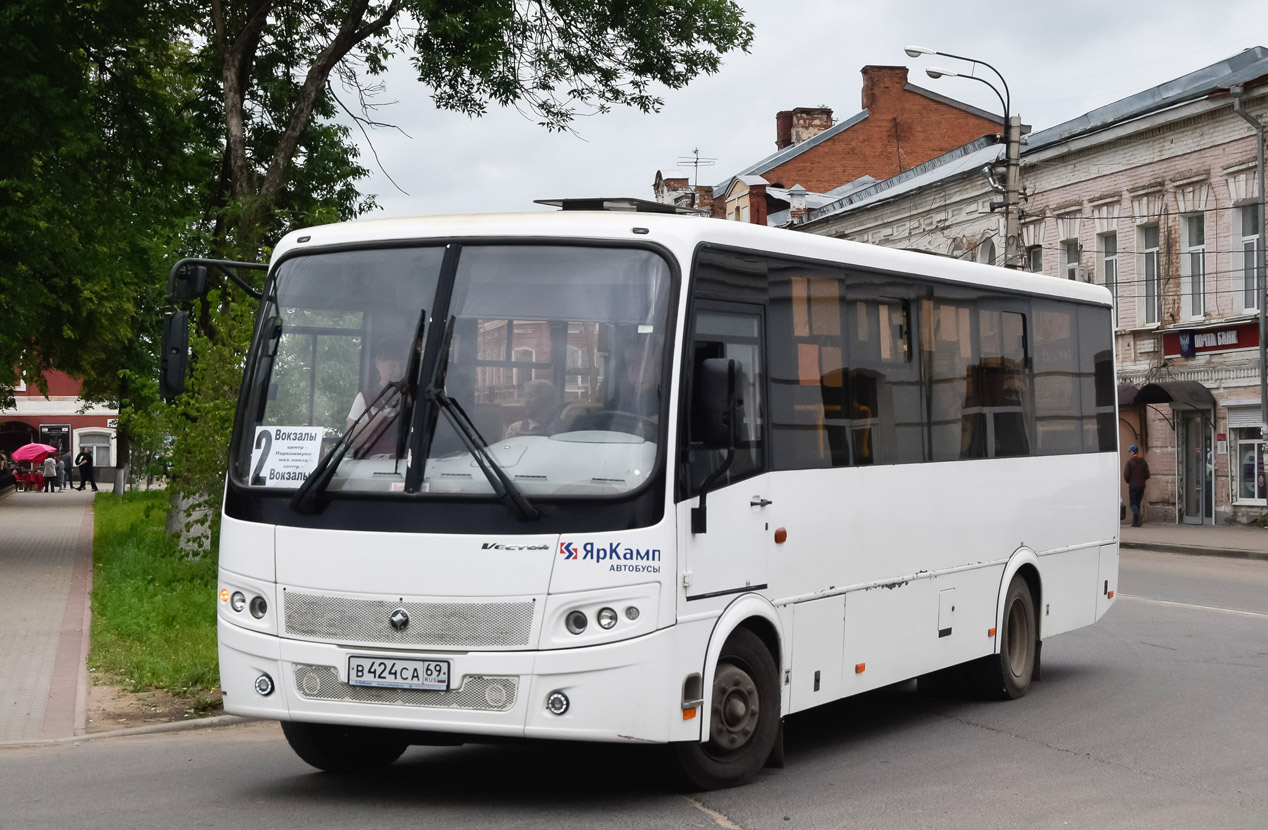 Тверская область, ПАЗ-320414-05 "Вектор" (1-2) № В 424 СА 69